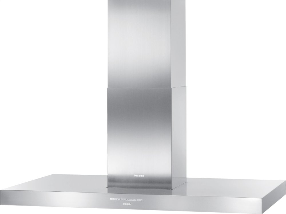 Miele DA4248VD PURISTIC VARIA Island DéCor Hood With Energy-Efficient Led Lighting And Backlit Controls For Easy Use.