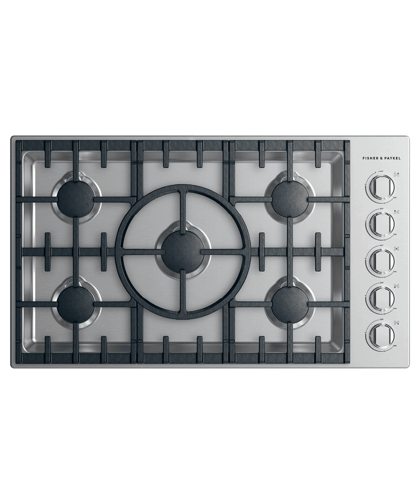 Fisher & Paykel CDV2365LN Gas Cooktop, 36", Lpg