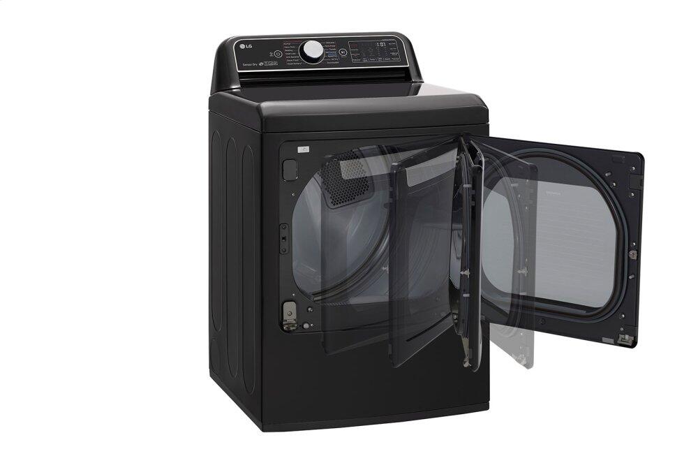 Lg DLGX7901BE 7.3 Cu.Ft. Smart Wi-Fi Enabled Gas Dryer With Turbosteam™