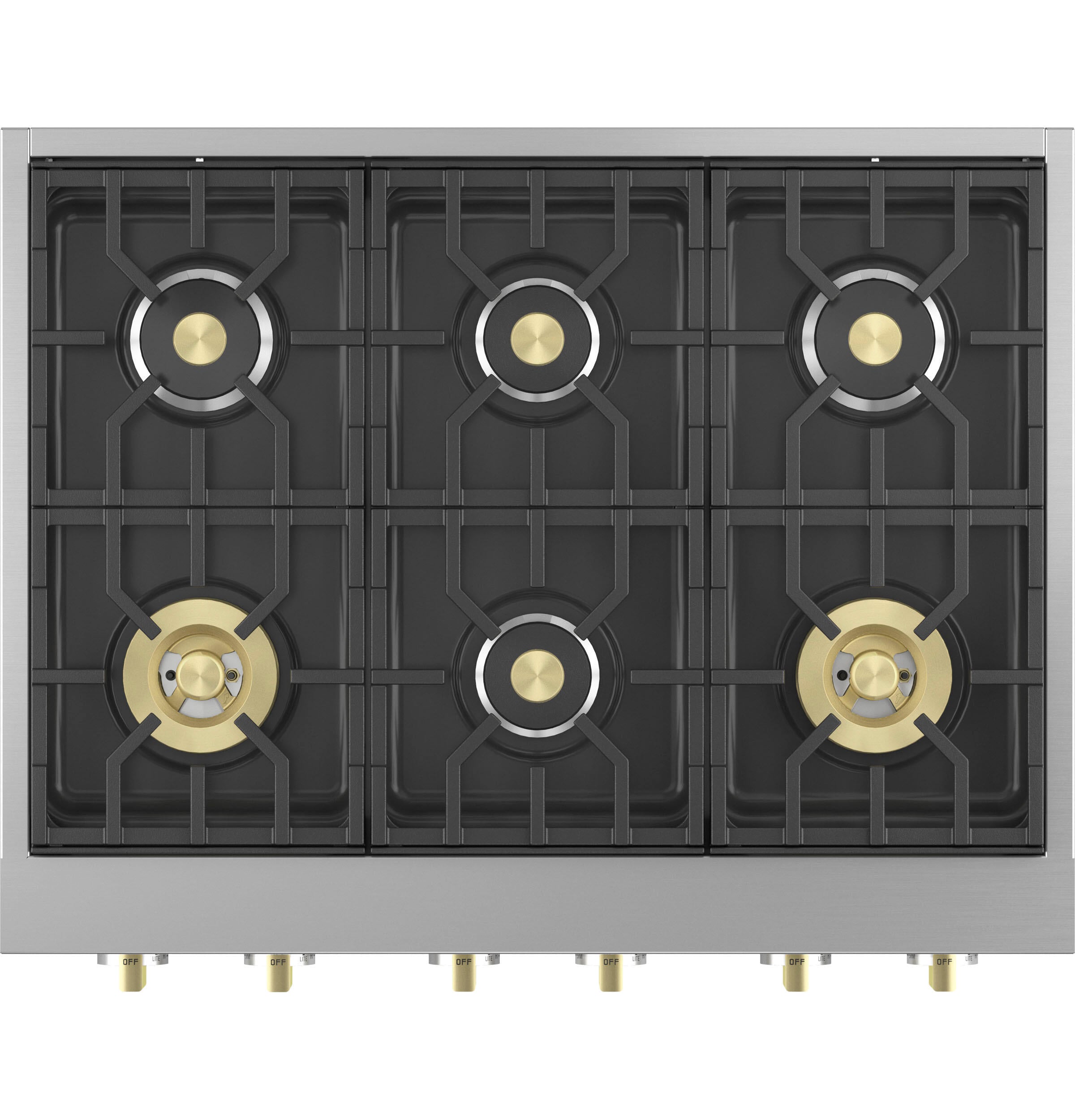 Monogram ZGU366NTSS Monogram 36" Professional Gas Rangetop With 6 Burners (Natural Gas)