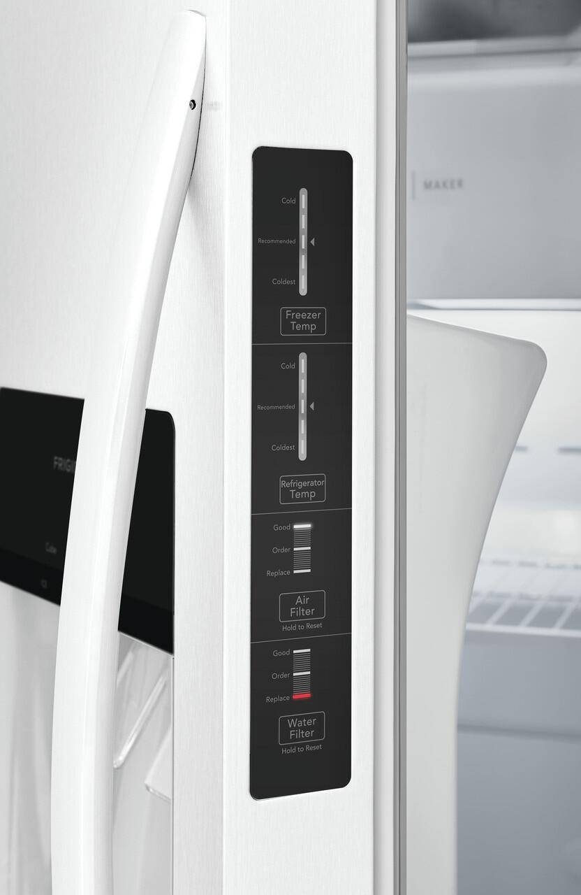 Frigidaire FRSS2323AW Frigidaire 22.3 Cu. Ft. 33'' Standard Depth Side By Side Refrigerator
