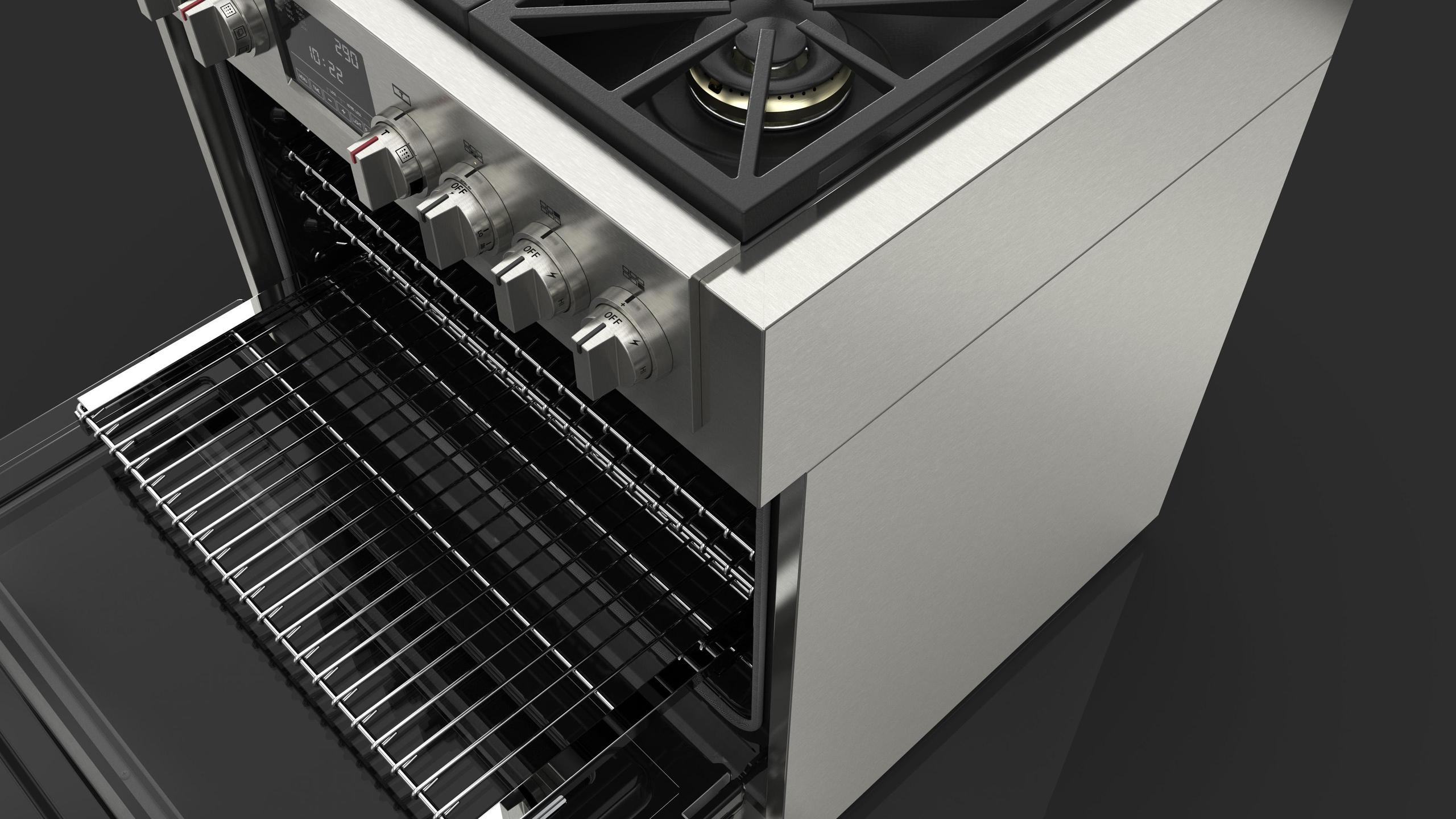 Fulgor Milano F6PDF364GS1 36 Dual Fuel Pro Range With Griddle