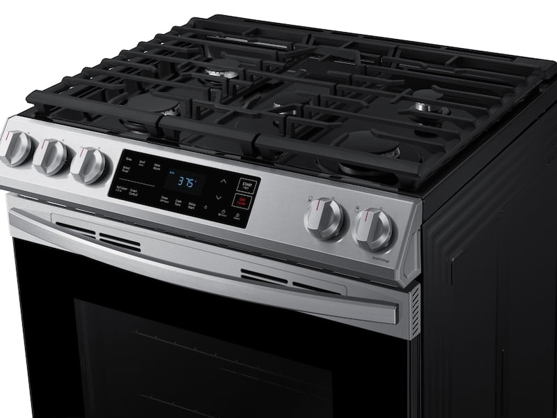 Samsung NX60T8111SS 6.0 Cu. Ft. Front Control Slide-In Gas Range With Wi-Fi In Stainless Steel