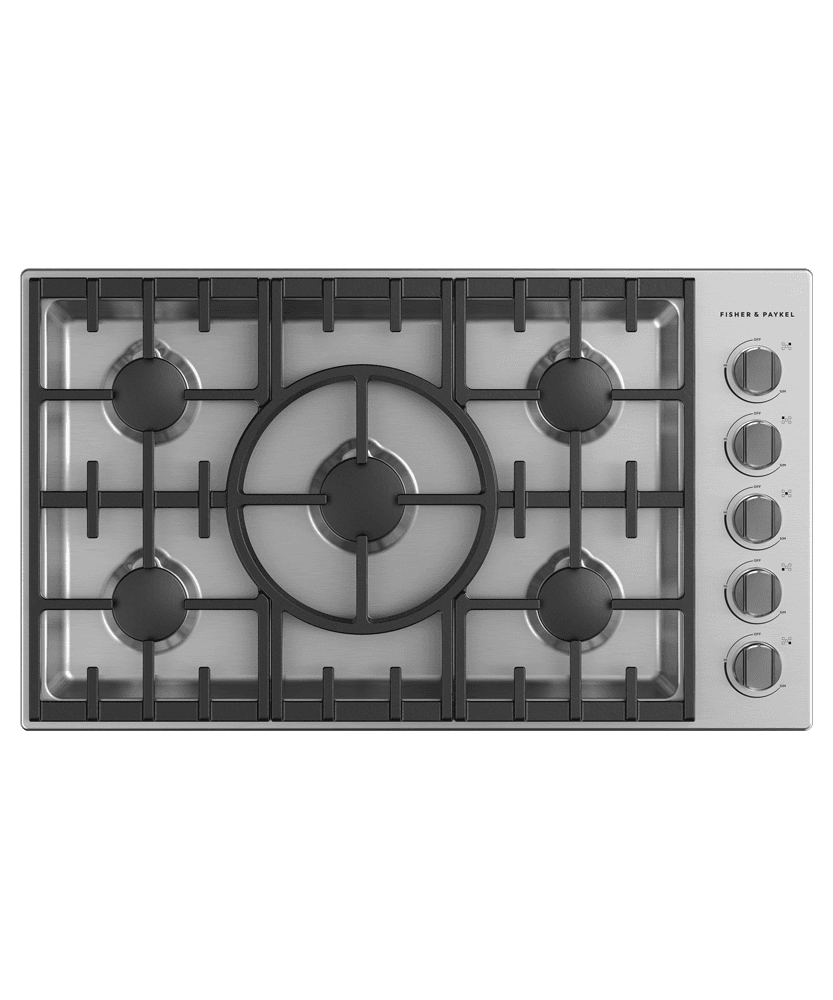 Fisher & Paykel CDV3365N Gas Cooktop, 36