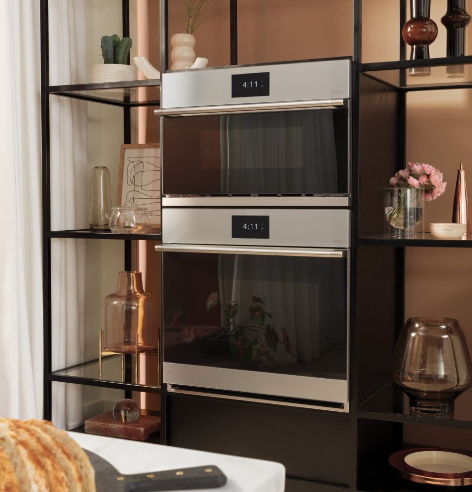 Cafe CTS70DM2NS5 Café 30" Smart Single Wall Oven With Convection In Platinum Glass