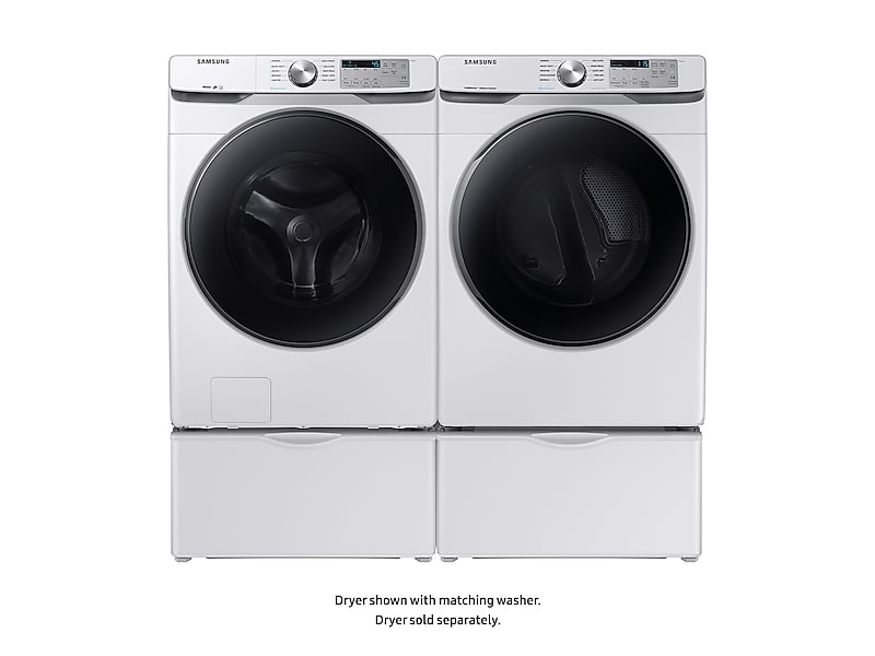Samsung DVG45R6100W 7.5 Cu. Ft. Gas Dryer With Steam Sanitize+ In White
