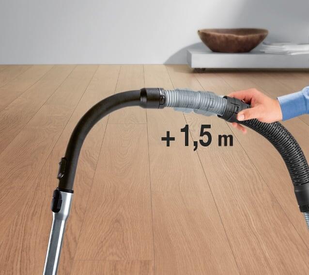 Miele SFS10 Sfs 10 - Flexible Suction Hose Extension For An Additional 4 Ft Reach When Vacuuming.