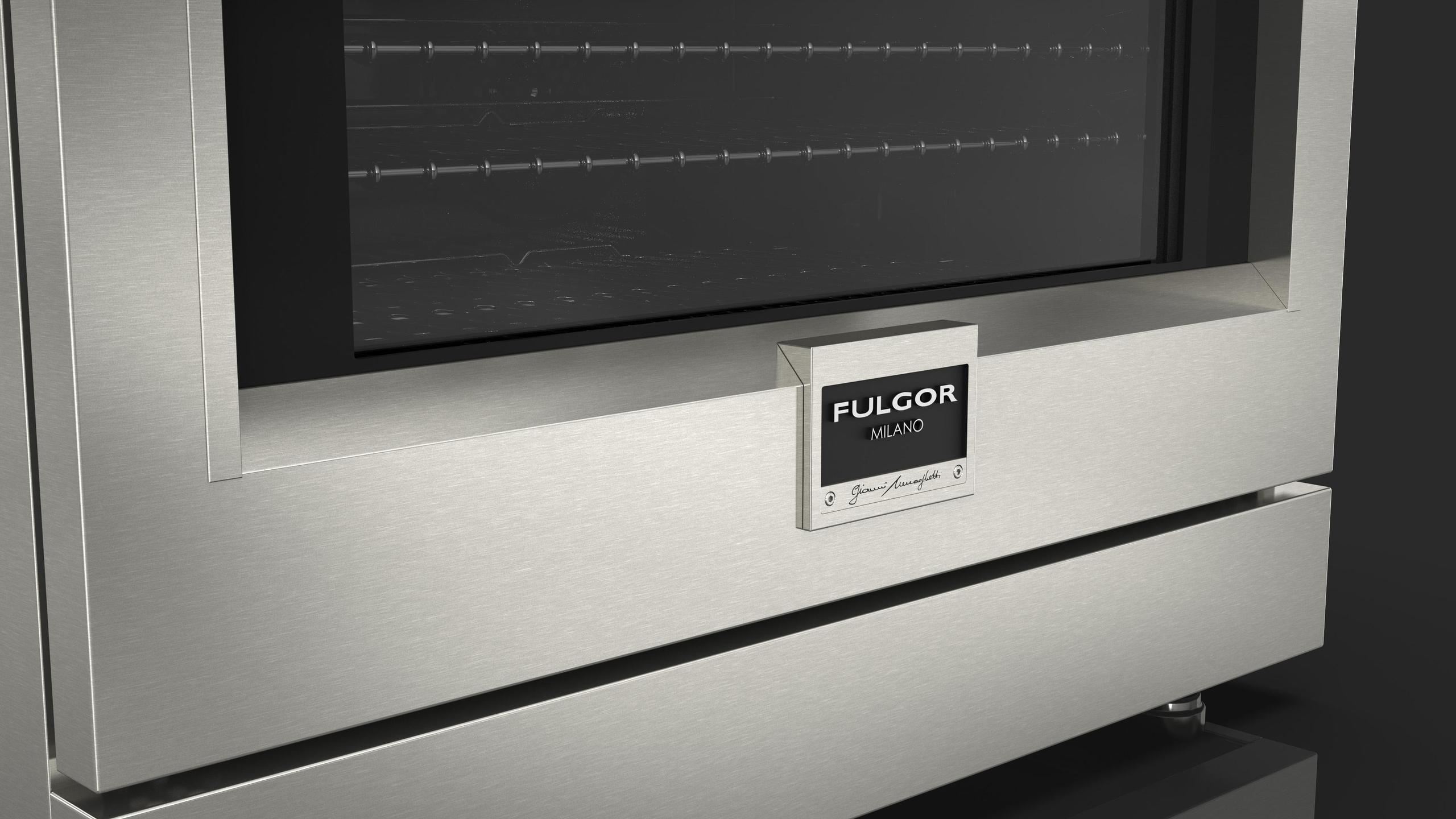 Fulgor Milano F6PDF364GS1 36 Dual Fuel Pro Range With Griddle