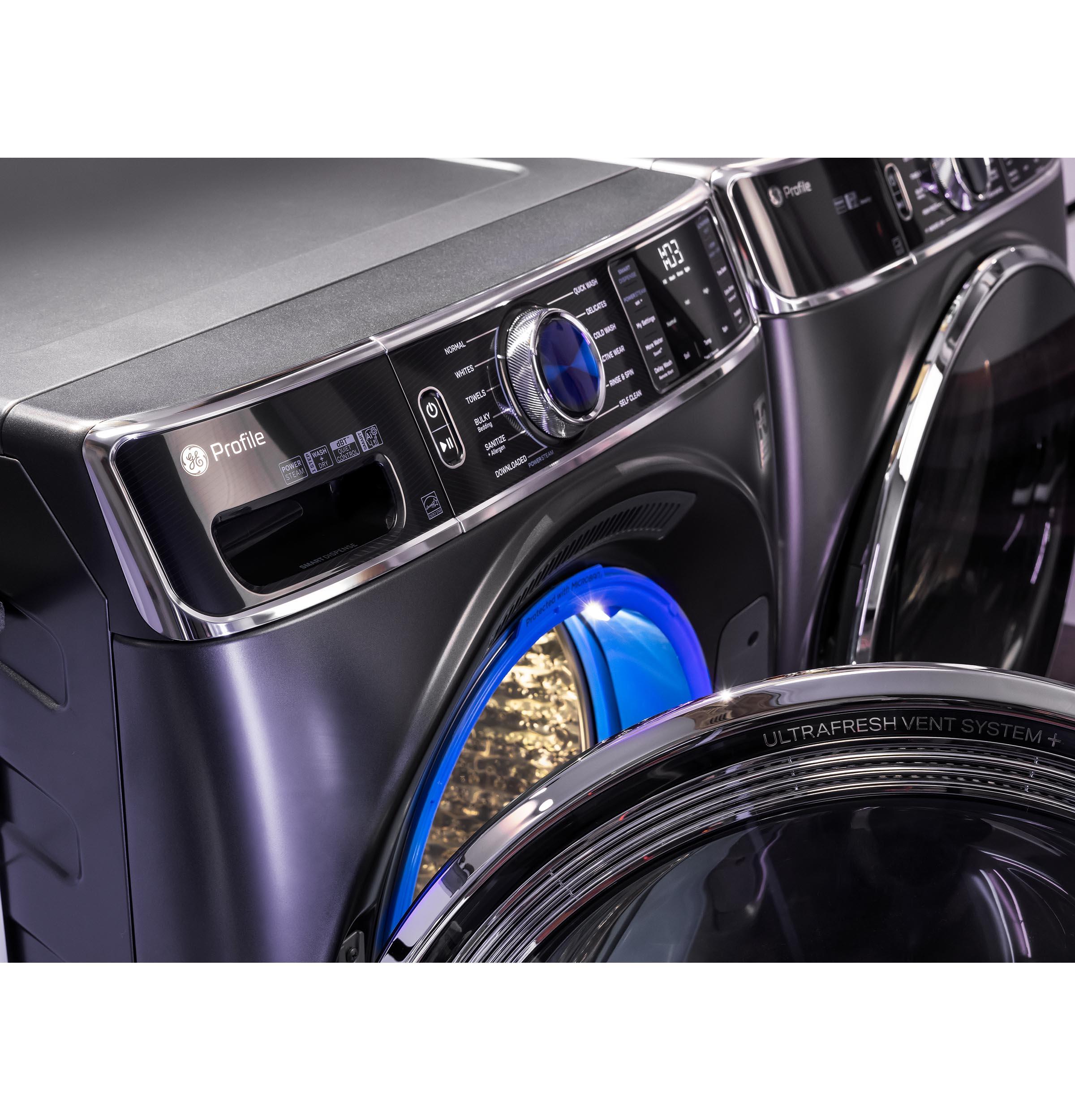 Ge Appliances PFW950SPTDS Ge Profile™ 5.3 Cu. Ft. Capacity Smart Front Load Energy Star® Steam Washer With Adaptive Smartdispense™ Ultrafresh Vent System Plus™ With Odorblock™