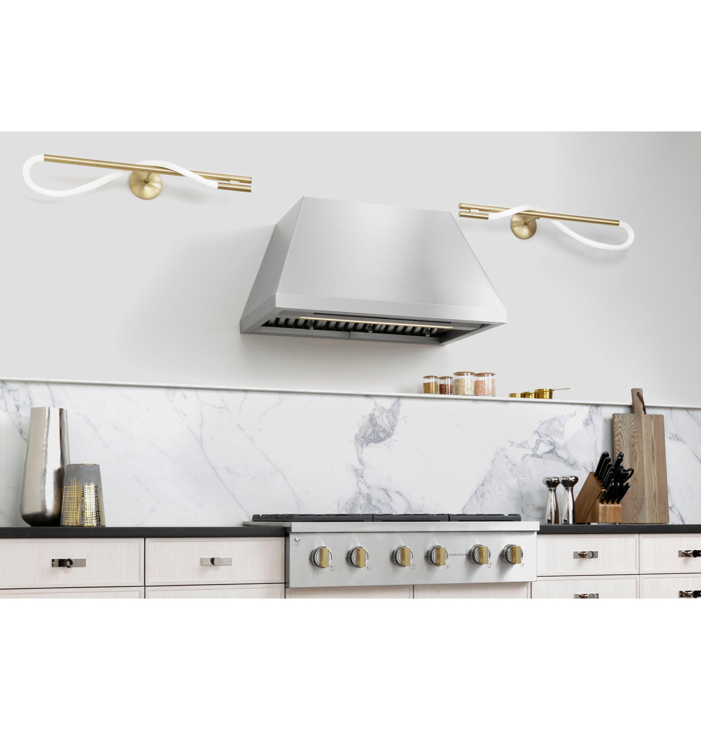 Monogram ZVW1360SPSS Monogram 36" Stainless Steel Professional Hood With Quietboost™ Blower