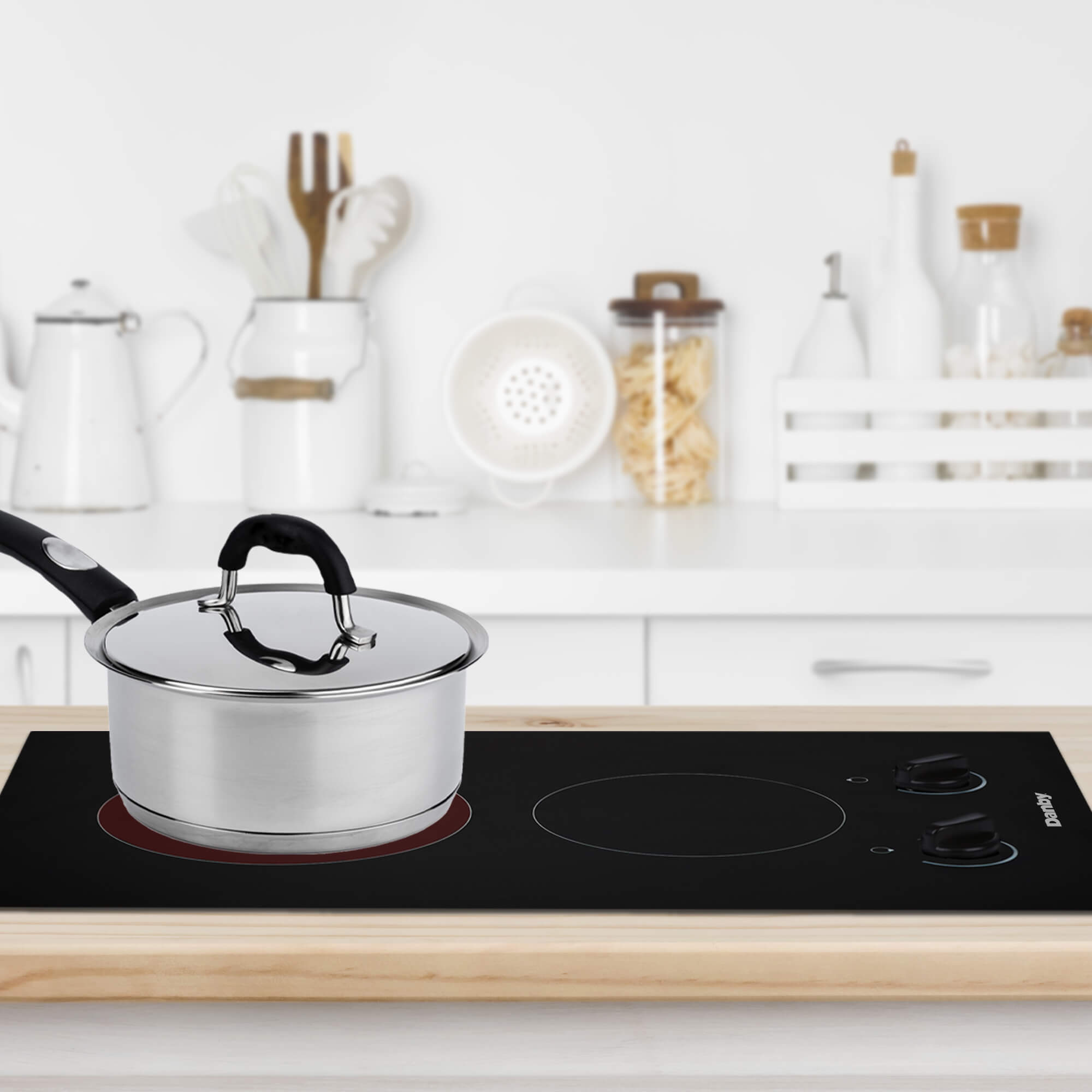 Danby DRC14A1BD Danby 14-Inch Radiant 2 Burner Cooktop
