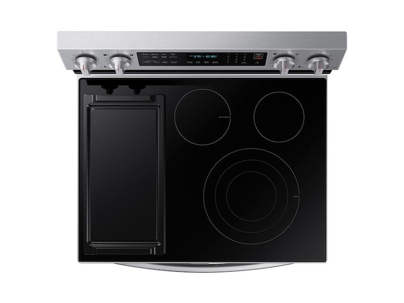 Samsung NE63A6751SS 6.3 Cu. Ft. Smart Freestanding Electric Range With Flex Duo™, No-Preheat Air Fry & Griddle In Stainless Steel