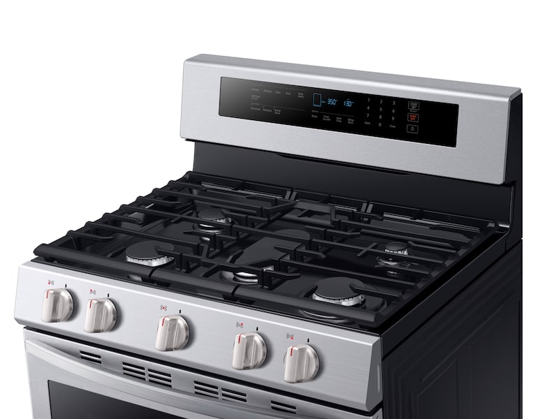 Samsung NX58R6631SS 5.8 Cu. Ft. Freestanding Gas Range With True Convection In Stainless Steel