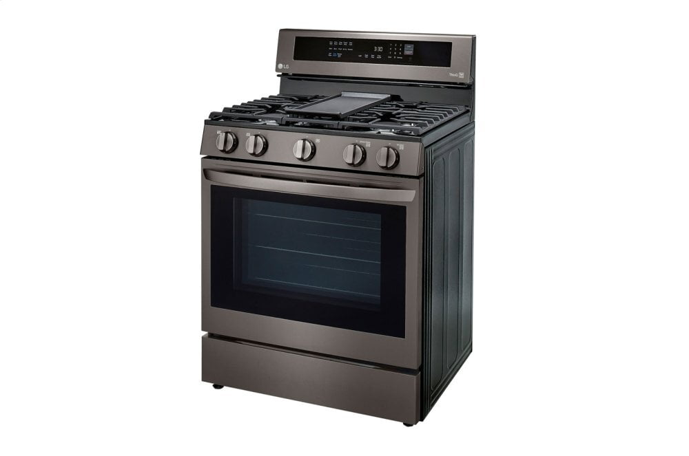 Lg LRGL5825D 5.8 Cu Ft. Smart Wi-Fi Enabled True Convection Instaview® Gas Range With Air Fry