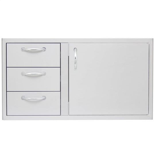 Blaze Grills BLZDDC39R Blaze 39 Inch Access Door And Triple Drawer Combo