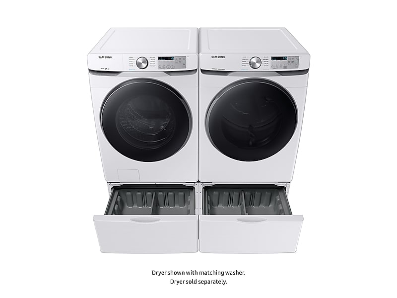 Samsung DVG45R6100W 7.5 Cu. Ft. Gas Dryer With Steam Sanitize+ In White
