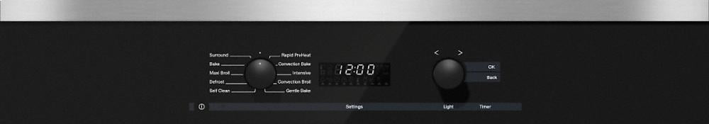 Miele H6281BP H 6281 Bp 30 Inch Convection Oven With Self Clean For Easy Cleaning.