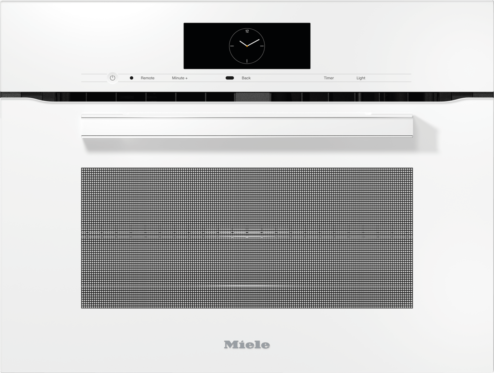 Miele H7840BMAMBRILLIANTWHITE H 7840 Bm Am - 24" Compact Speed Oven In A Perfectly Combinable Design With Automatic Programs And Roast Probe.