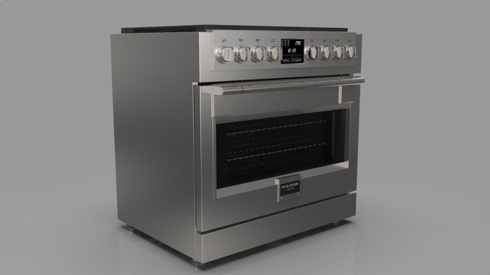 Fulgor Milano F6PDF366S1 36" Dual Fuel Pro Range
