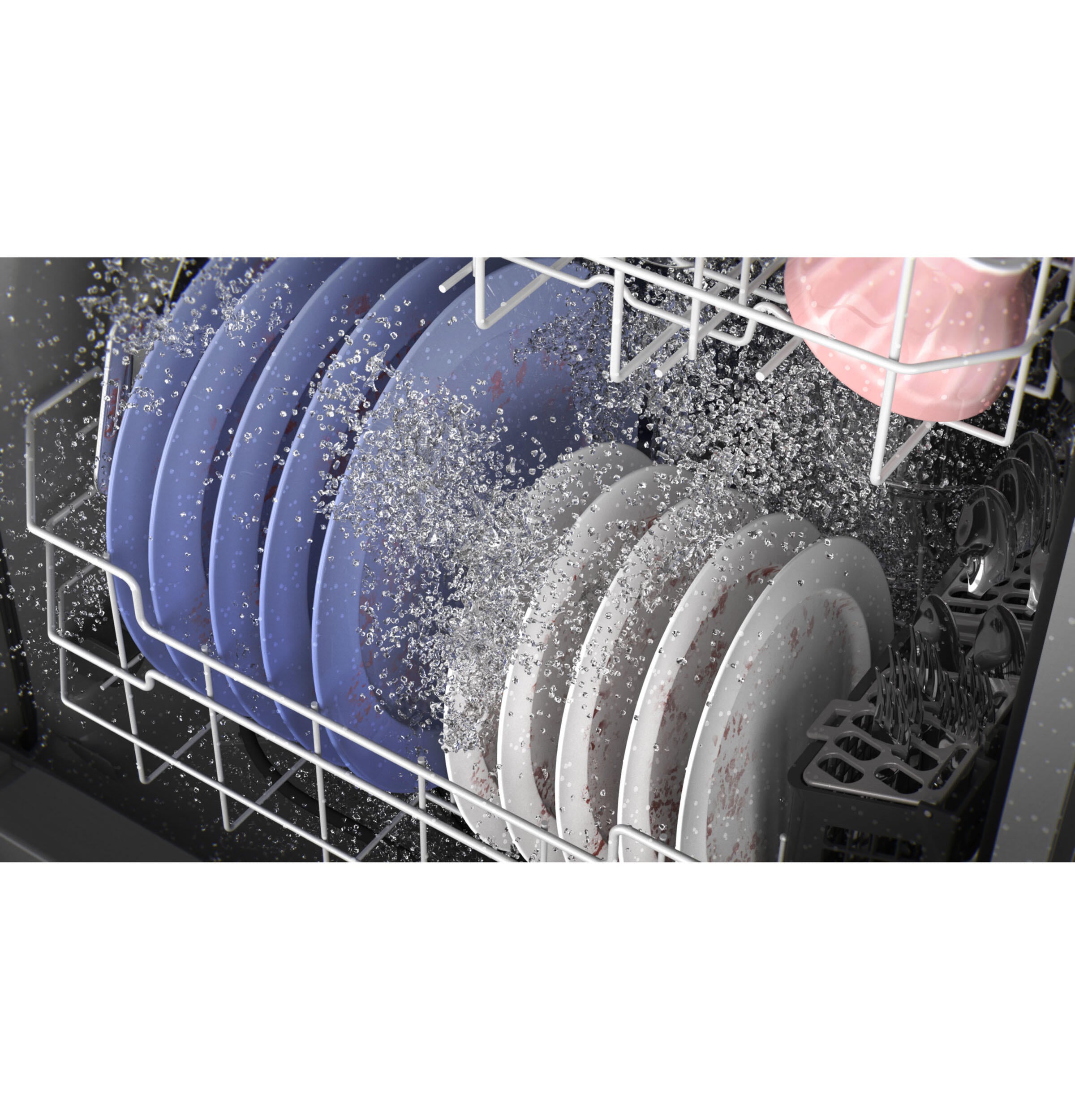 Ge Appliances GDF550PSRSS Ge® Front Control With Plastic Interior Dishwasher With Sanitize Cycle & Dry Boost