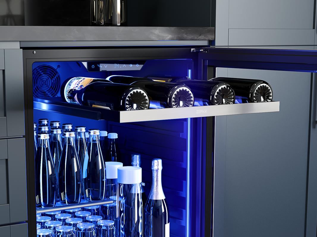 Zephyr PRB24C01CG 24" Single Zone Beverage Cooler