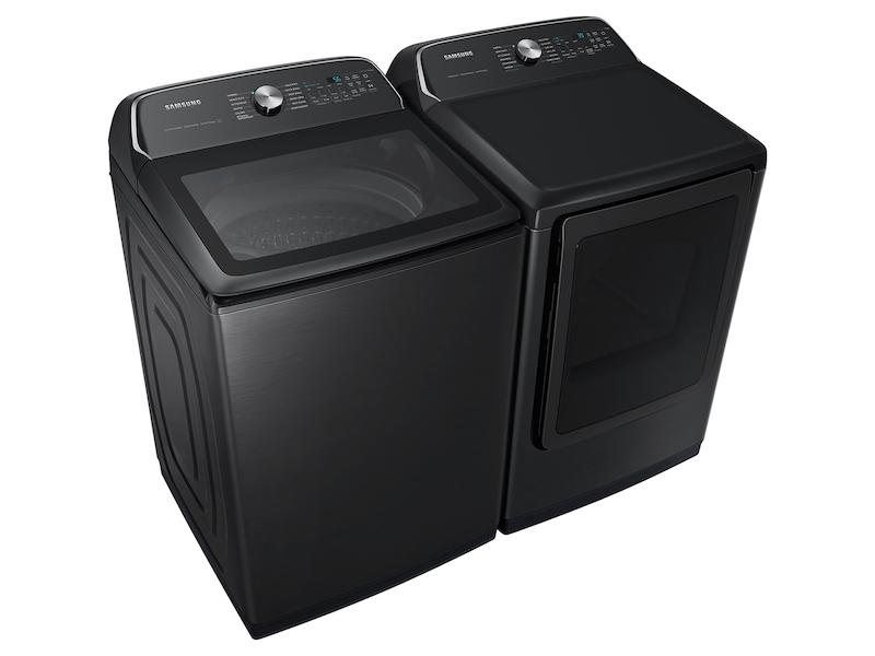 Samsung DVG55CG7100V 7.4 Cu. Ft. Smart Gas Dryer With Steam Sanitize+ In Brushed Black
