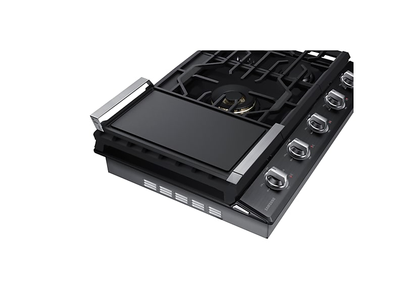 Samsung NA30N7755TG 30" Gas Cooktop With 22K Btu Dual Power Burner In Black Stainless Steel