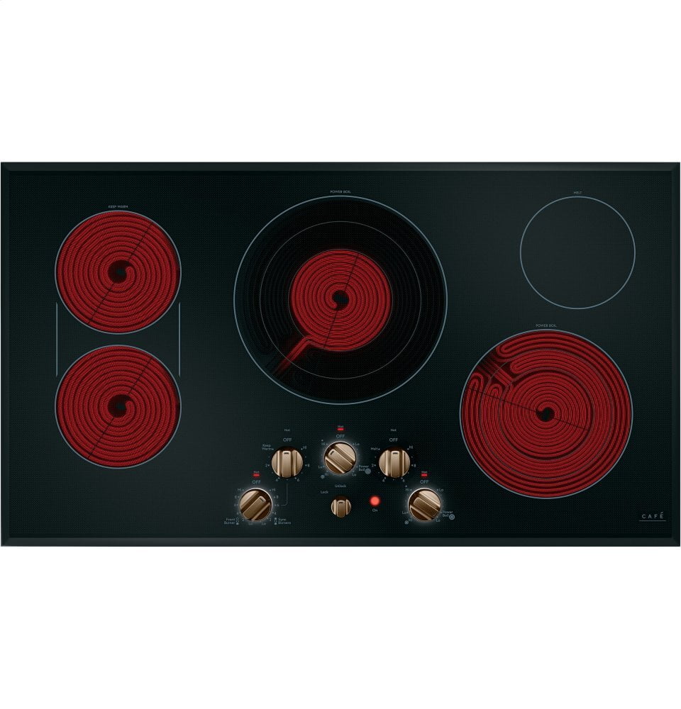 Cafe CEP70363MS2 Café 36" Knob-Control Electric Cooktop