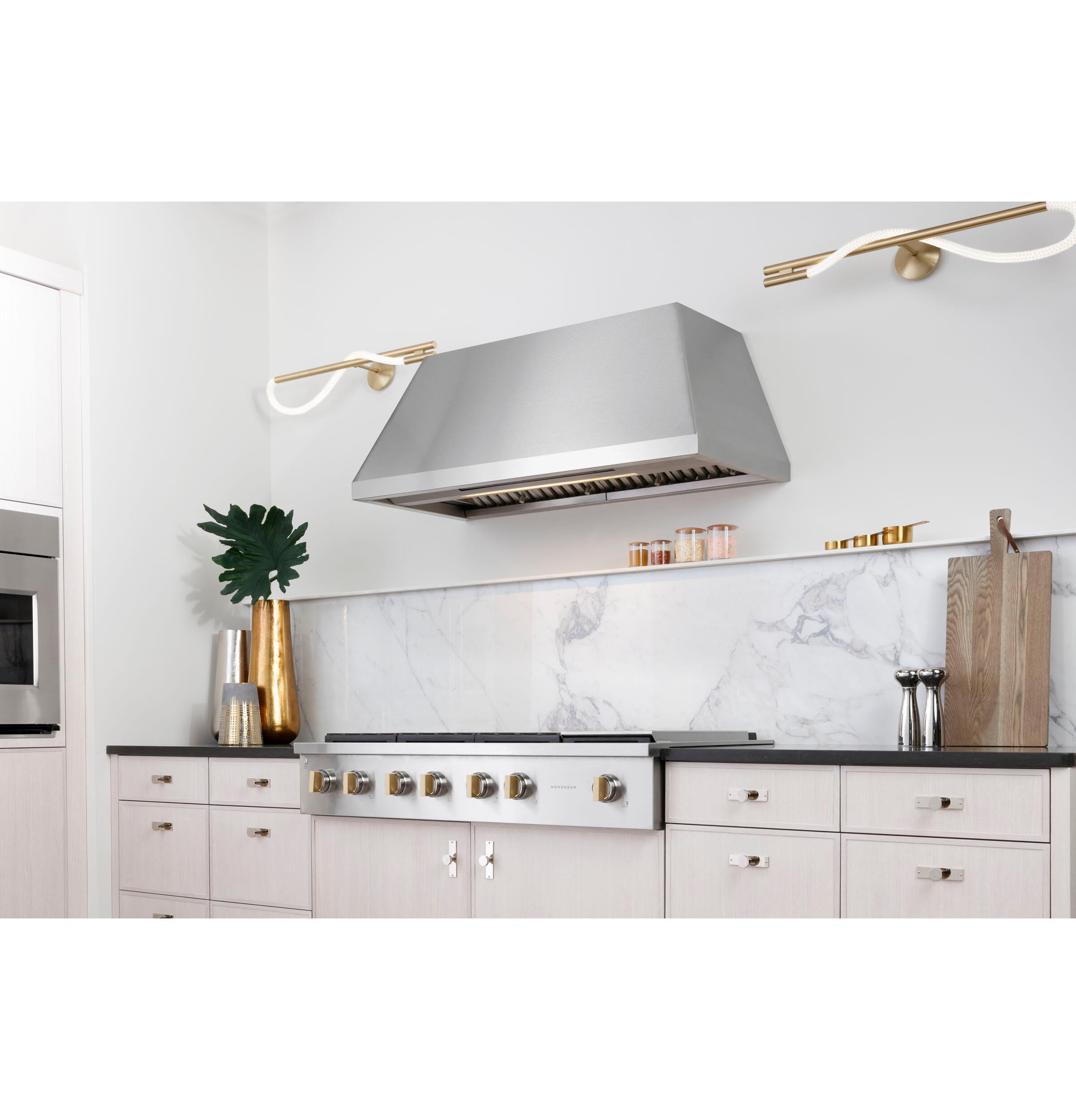 Monogram ZVW1480SPSS Monogram 48" Stainless Steel Professional Hood With Quietboost™ Blower