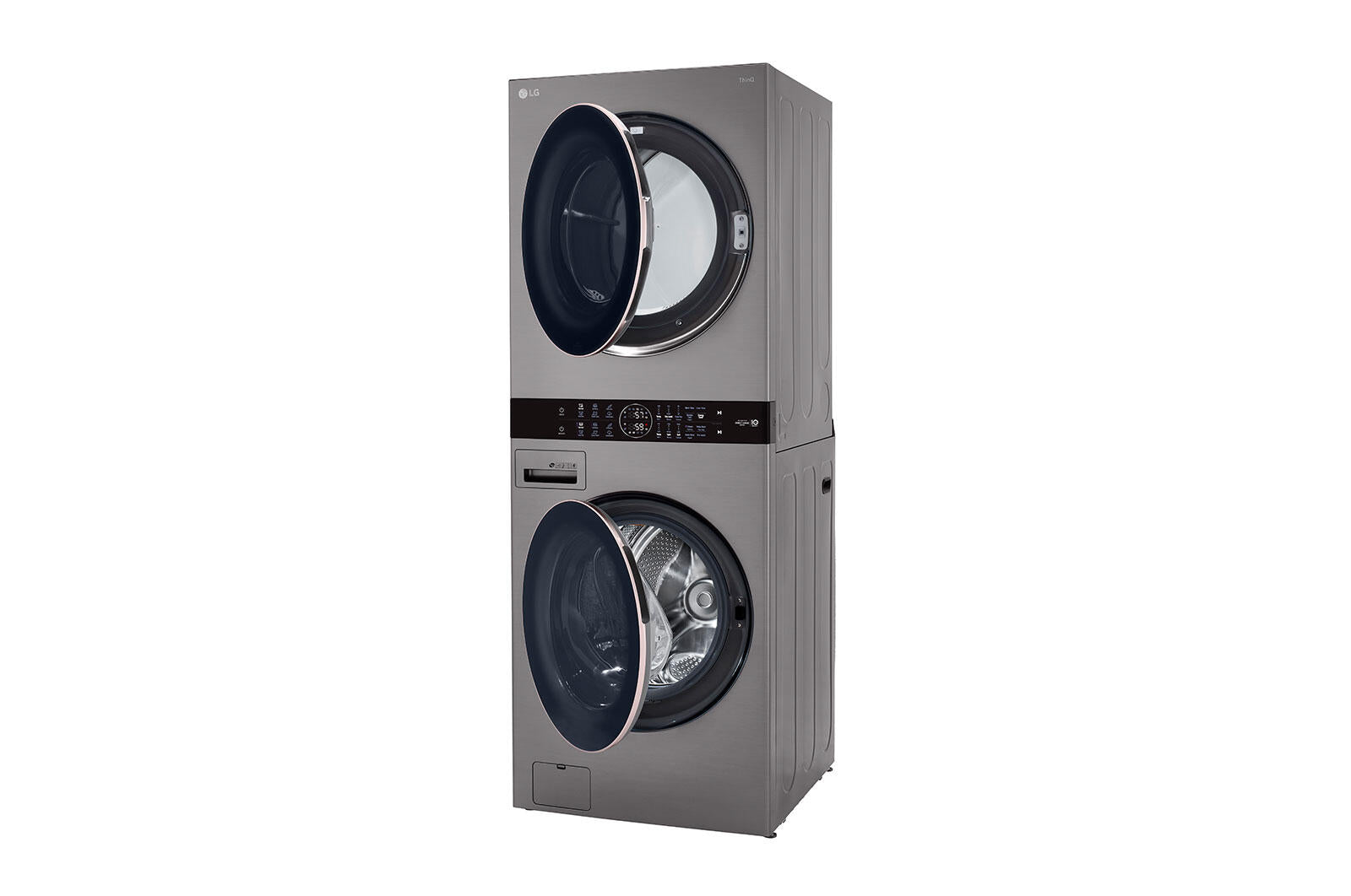 Lg WKE100HVA Single Unit Front Load Lg Washtower™ With Center Control™ 4.5 Cu. Ft. Washer And 7.4 Cu. Ft. Electric Dryer
