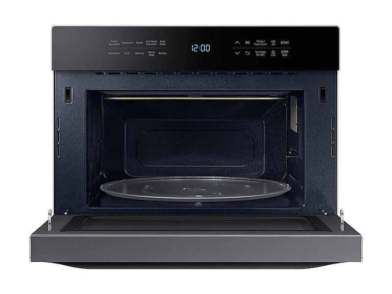 Samsung MC12J8035CT 1.2 Cu. Ft. Powergrill Duo™ Countertop Microwave With Power Convection And Built-In Application In Black