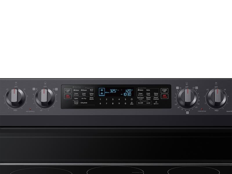 Samsung NE63A6751SG 6.3 Cu. Ft. Smart Freestanding Electric Range With Flex Duo™, No-Preheat Air Fry & Griddle In Black Stainless Steel