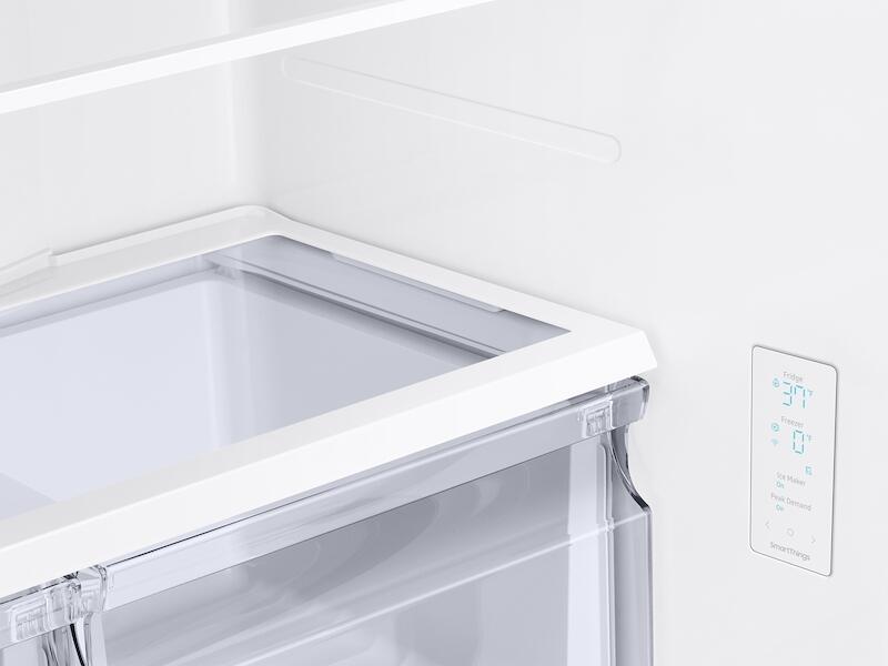 Samsung RF18A5101SR 18 Cu. Ft. Smart Counter Depth 3-Door French Door Refrigerator In Stainless Steel