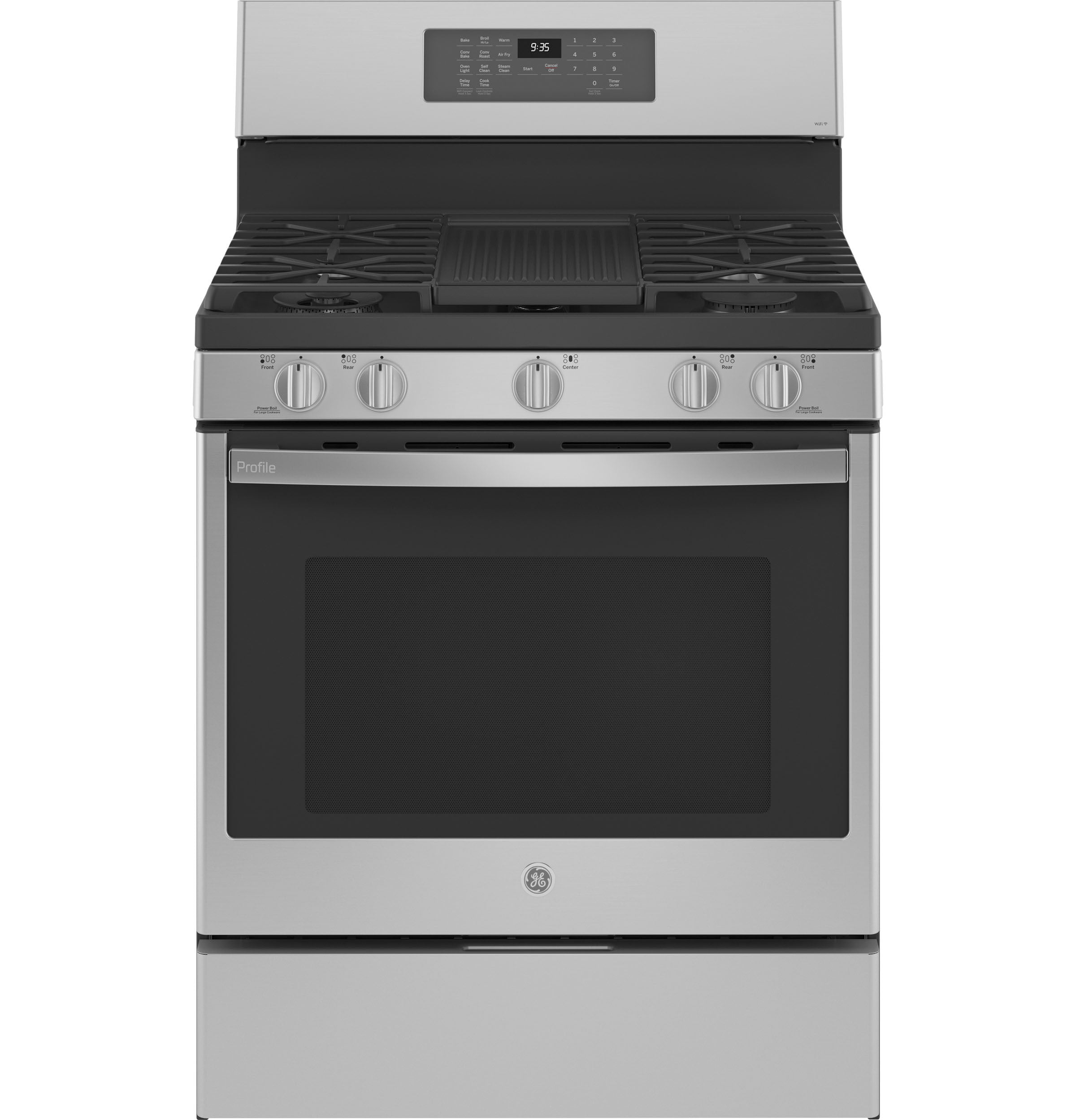 Ge Appliances PGB935YPFS Ge Profile™ Smart 30" Free-Standing Self Clean Gas Fingerprint Resistant Range With No Preheat Air Fry