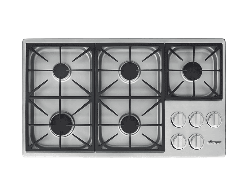 Dacor HDCT365GSNG 36" Dual Gas Cooktop, Natural Gas