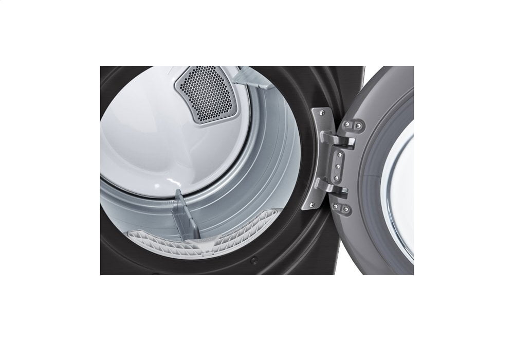 Lg DLGX4001B 7.4 Cu. Ft. Ultra Large Capacity Smart Wi-Fi Enabled Front Load Gas Dryer With Turbosteam™ And Built-In Intelligence