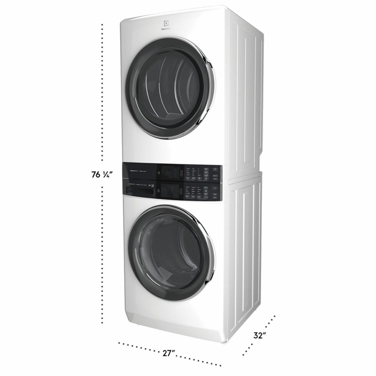 Electrolux ELTG7600AW Electrolux Laundry Tower™ Single Unit Front Load 4.5 Cu. Ft. Washer & 8 Cu. Ft. Gas Dryer