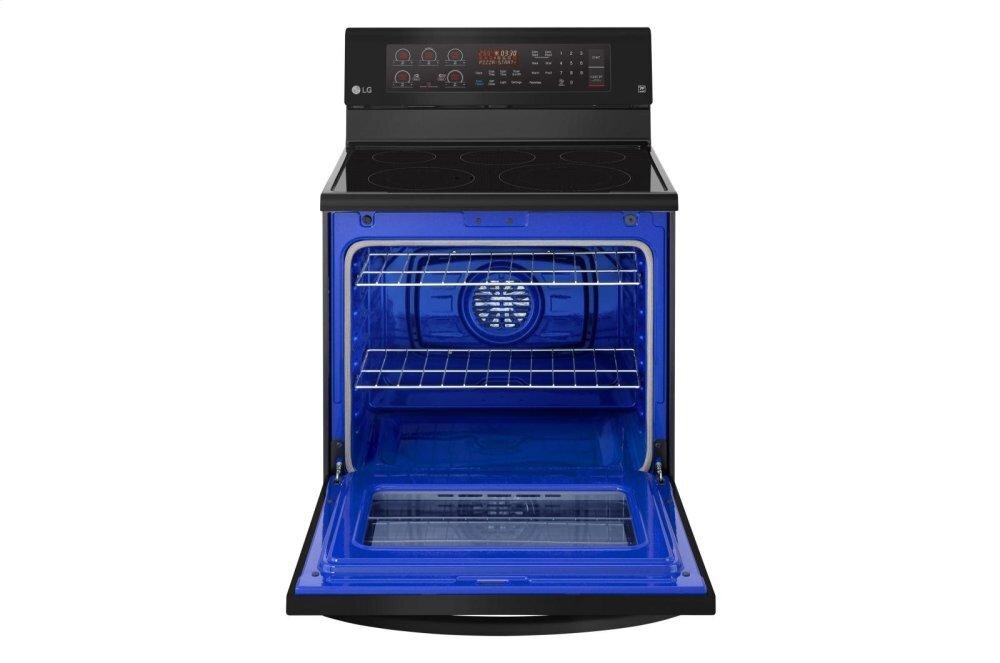 Lg LRE3194BM 6.3 Cu. Ft. Electric Single Oven Range With True Convection And Easyclean®