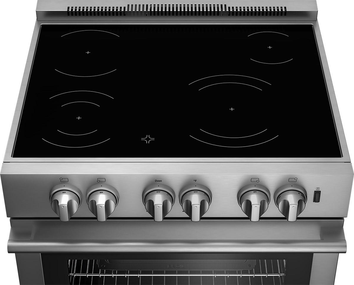 Blomberg Appliances BIR34452SS 30In Induction Range With 5.7 Cu Ft Self Clean Oven, Slide-In Style