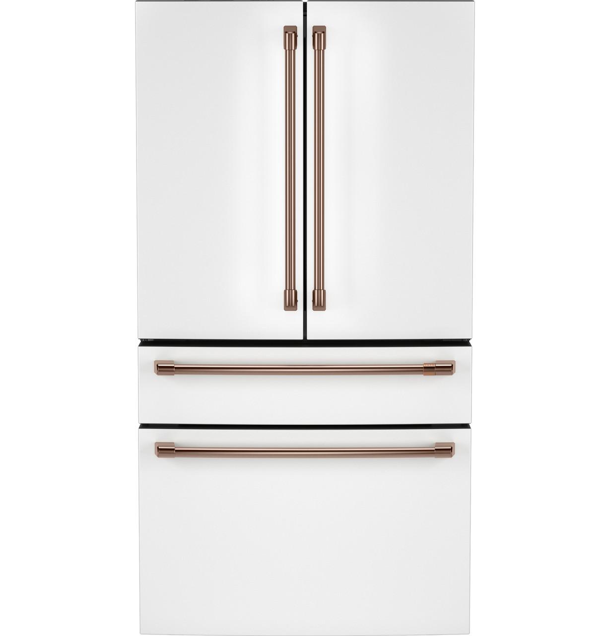 Cafe CGE29DP4TW2 Café™ Energy Star® 28.7 Cu. Ft. Smart 4-Door French-Door Refrigerator With Dual-Dispense Autofill Pitcher