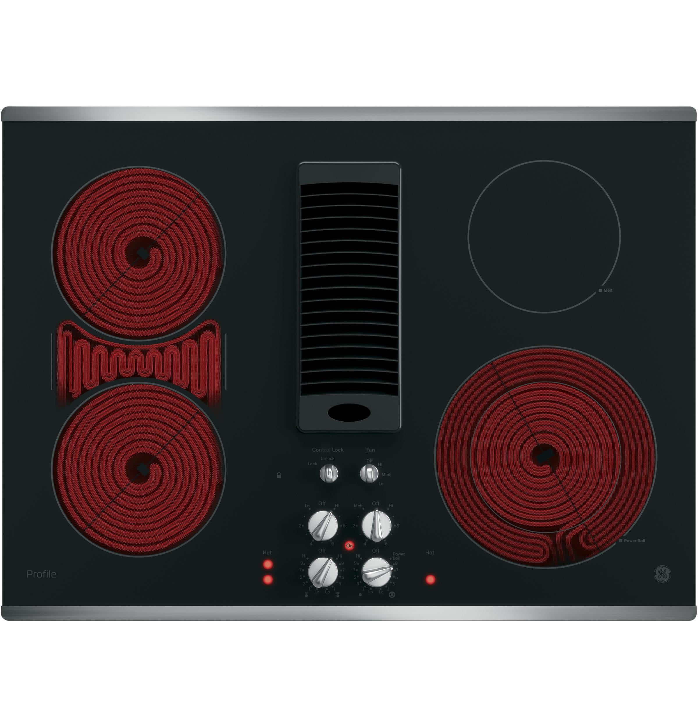 Ge Appliances PP9830SJSS Ge Profile™ 30" Downdraft Electric Cooktop