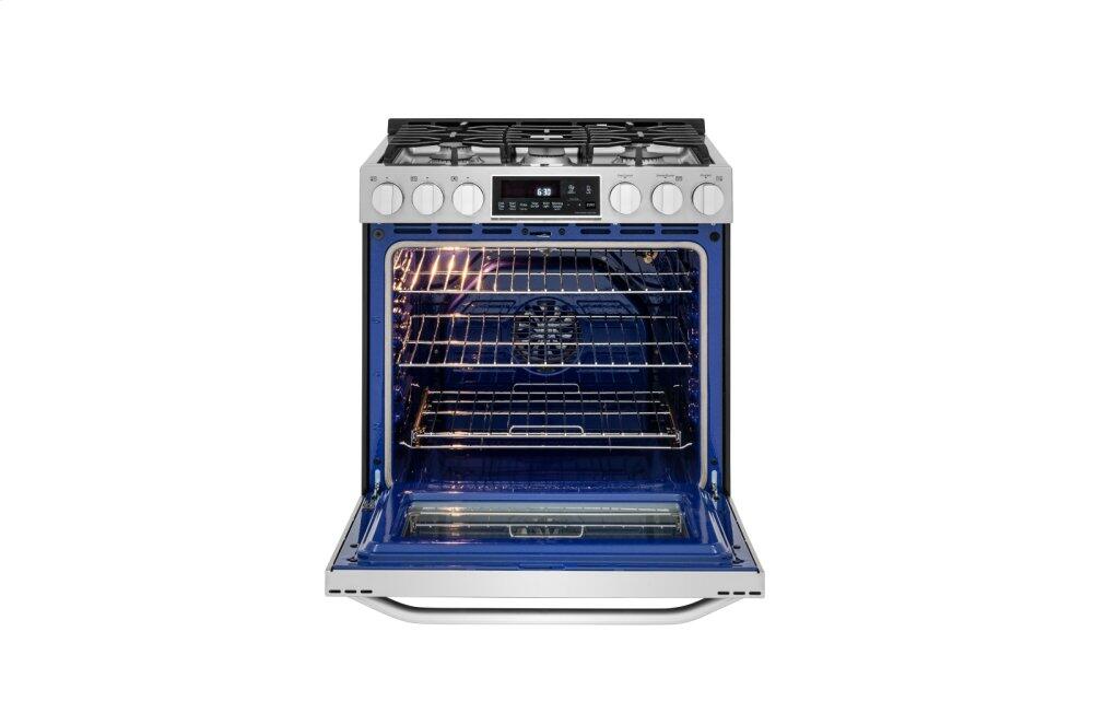 Lg LSSG3016ST Lg Studio 6.3 Cu. Ft. Gas Single Oven Slide-In Range With Probake Convection®