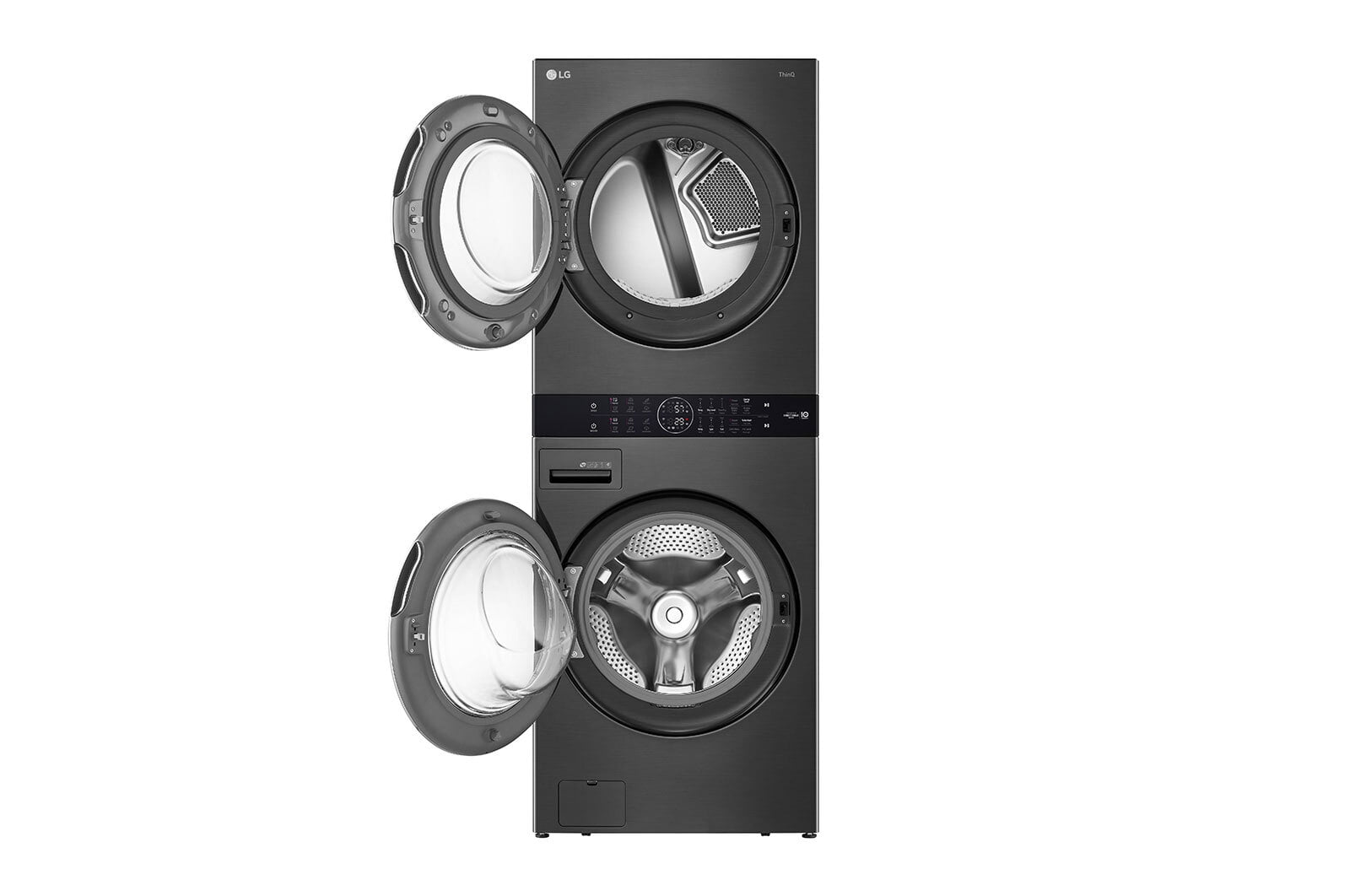 Lg WKGX201HBA Single Unit Front Load Lg Washtower™ With Center Control™ 4.5 Cu. Ft. Washer And 7.4 Cu. Ft. Gas Dryer