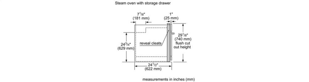 Thermador MEDS301WS 30-Inch Masterpiece® Single Steam Oven