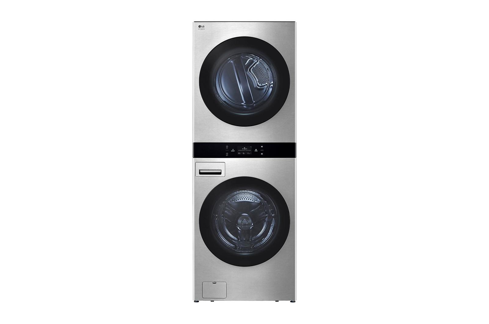Lg SWWE50N3 Lg Studio Washtower™ Smart Front Load 5.0 Cu. Ft. Washer And 7.4 Cu. Ft. Electric Dryer With Center Control™
