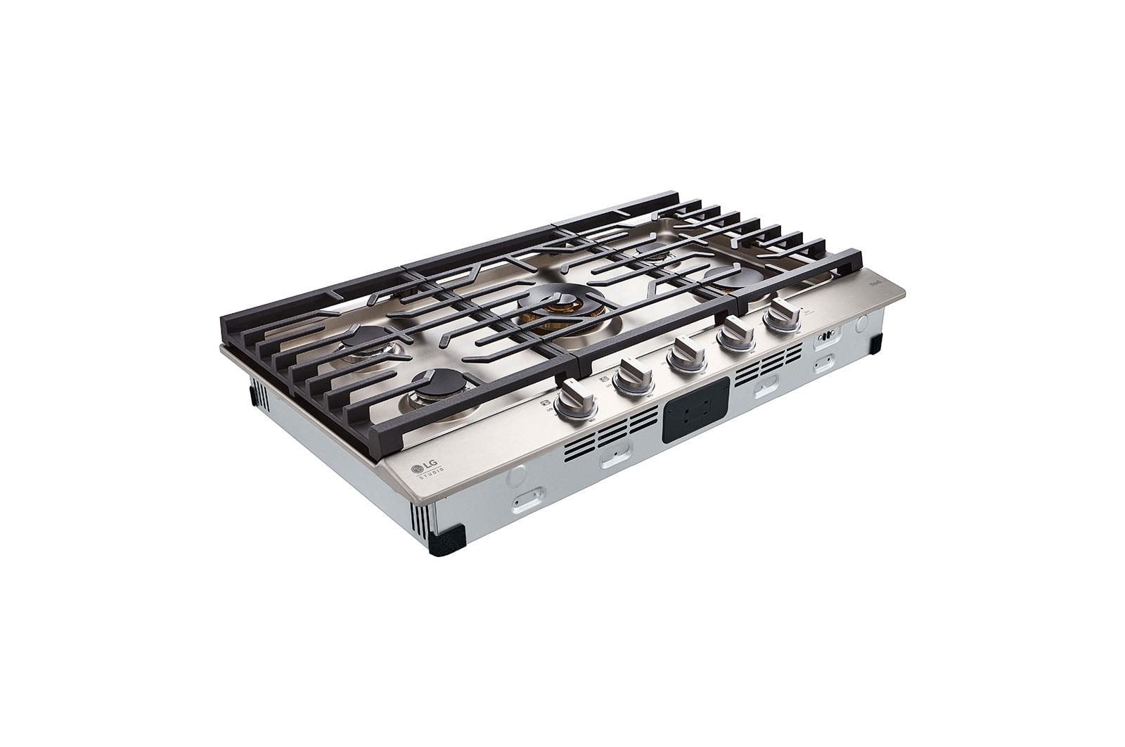 Lg CBGS3628S Lg Studio 36" Ultraheat™ Gas Cooktop With Easyclean®