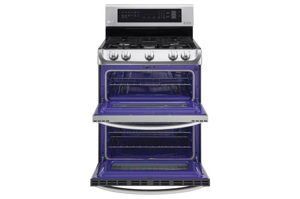 Lg LDG4313ST 6.9 Cu. Ft. Gas Double Oven Range With Probake Convection® And Easyclean®