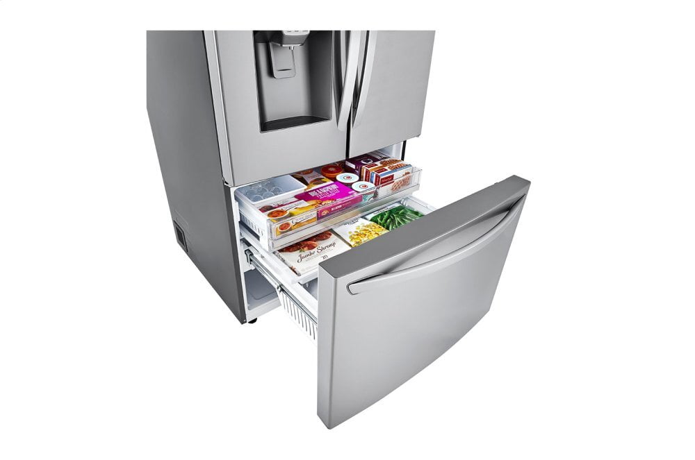 Lg LRFXC2416S 24 Cu. Ft. Smart Wi-Fi Enabled Counter-Depth Refrigerator With Craft Ice™ Maker