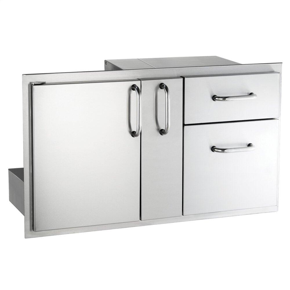 Fire Magic 33816S Access Door/Drawer Combo (With Platter Storage & Double Drawer)