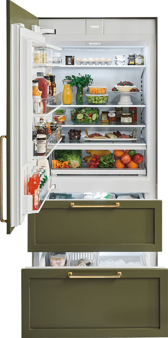Sub-Zero IT36CILH 36" Designer Over-And-Under Refrigerator/Freezer With Ice Maker - Panel Ready
